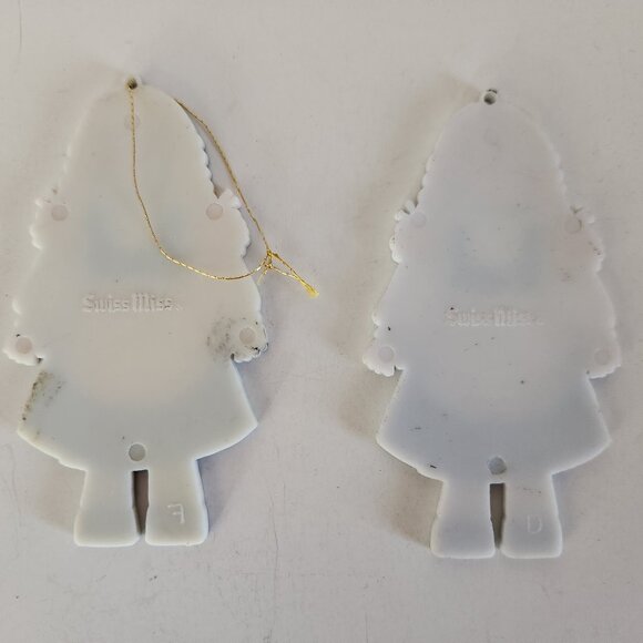Vintage Swiss Miss Girl Novelty Holiday Ornaments - Picture 2 of 10
